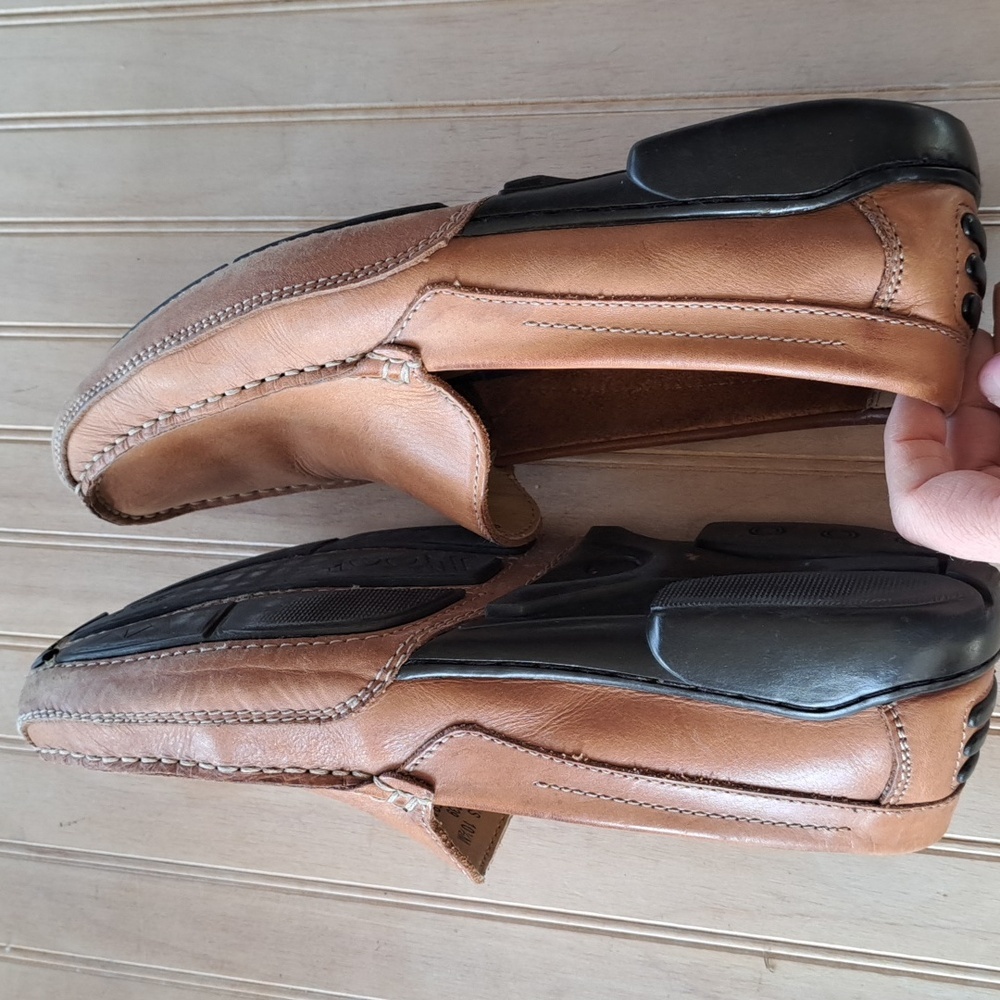 Giorgio B. Loafers Leather Brutini Causal Cushioned Sole | Tan | Size: 10.5 - Picture 6 of 9